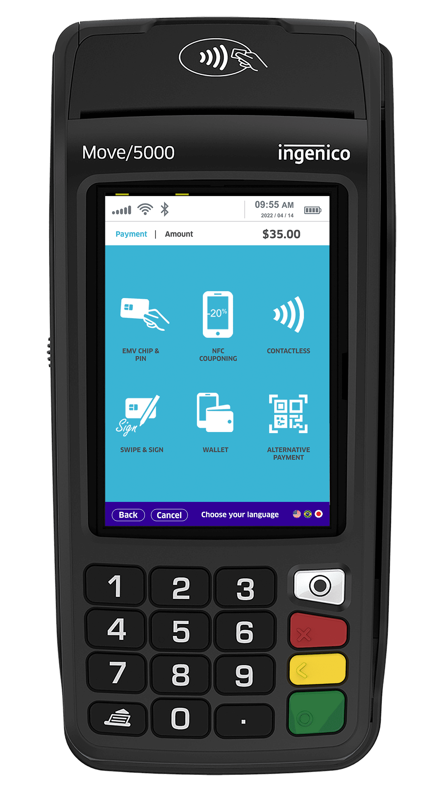 MOVE 5000 Ingenico — TPE mobile reconditionné garanti