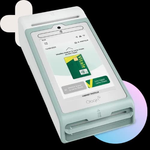PRIUM Pro+ Olaqin — Lecteur SESAM-Vitale tactile trifente